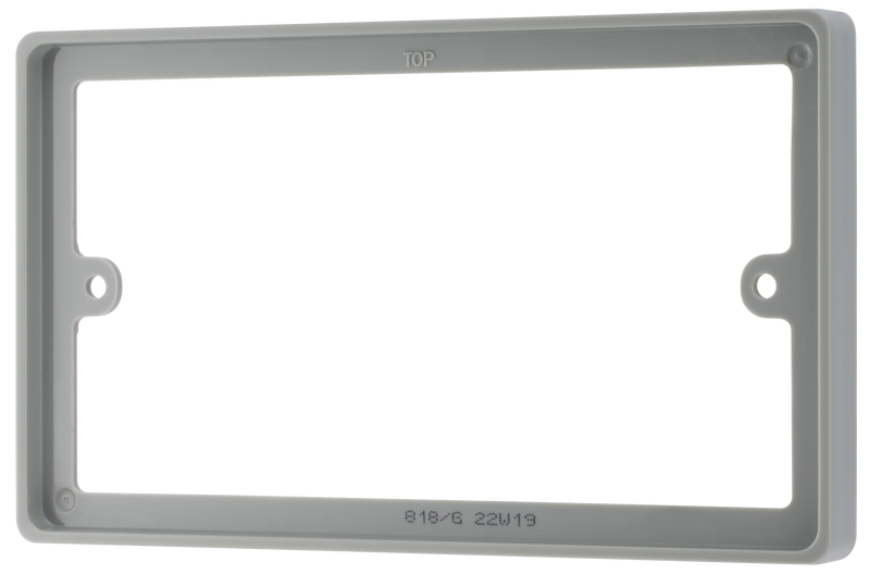 BG Electrical 800 Series - Double, 10mm rectangular spacer