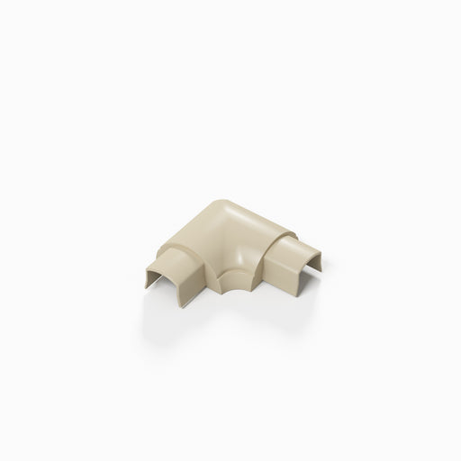 D-Line Trunking - 16x8mm Magnolia Smooth-Fit Flat Bend