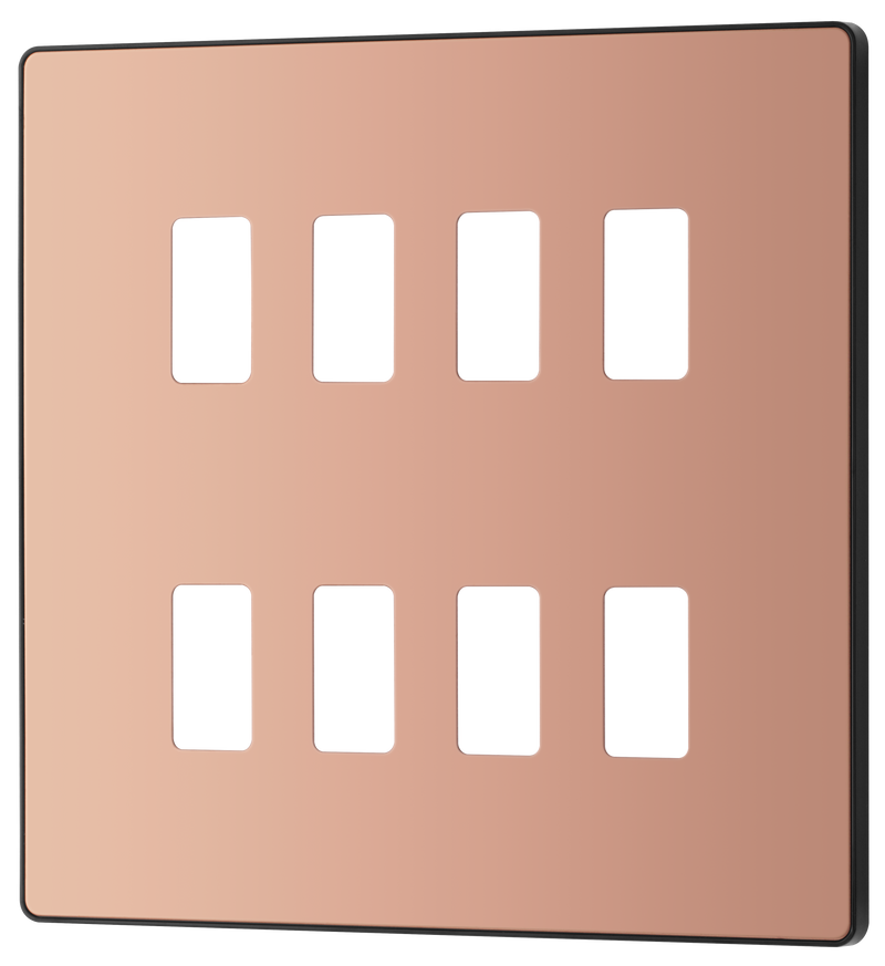 BG Electrical Grid - 8 module, square