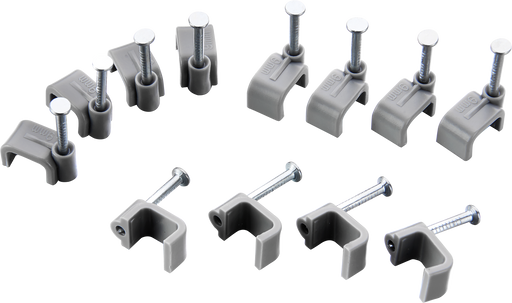 BG Electrical Contractor - Twin & Earth cable clips, 1.5mm, 50pk