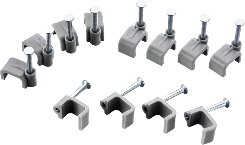 BG Electrical Contractor - Twin & Earth cable clips, 1.5mm, 50pk