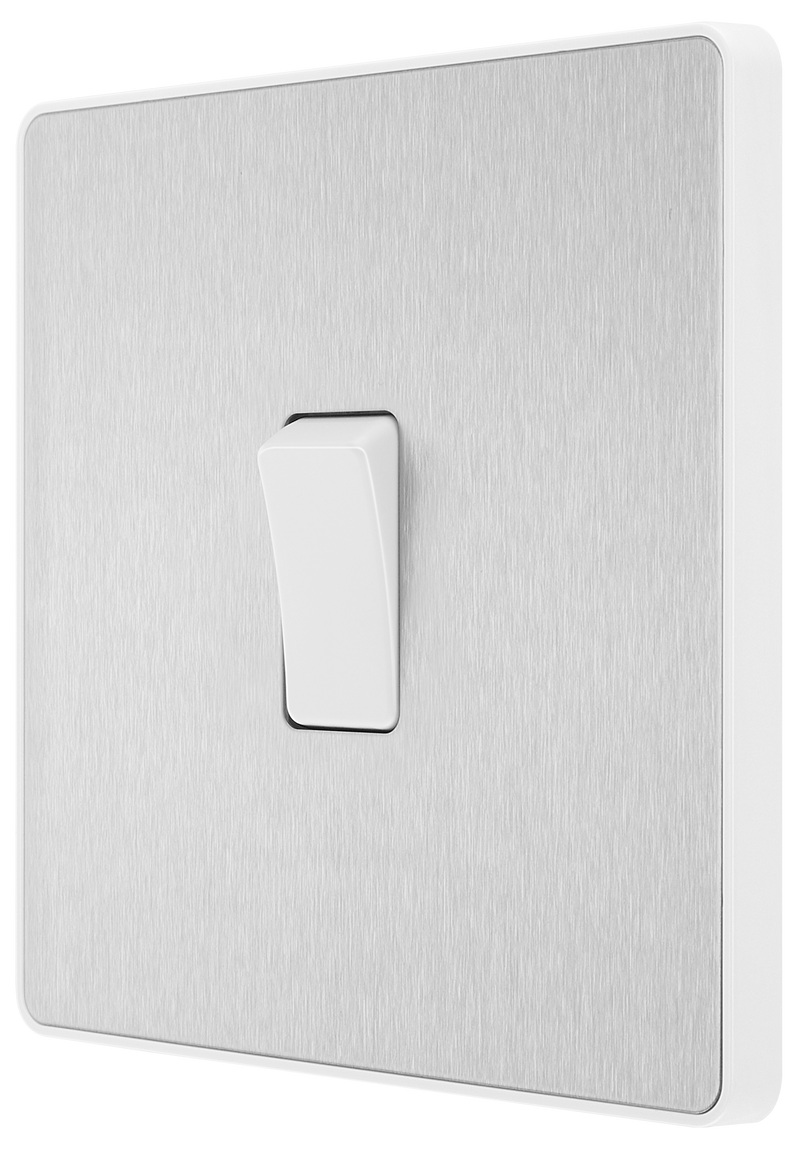 BG Electrical Evolve Brushed Steel - Intermediate switch