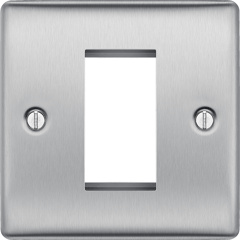 BG Electrical Euro Module - 1 module - square