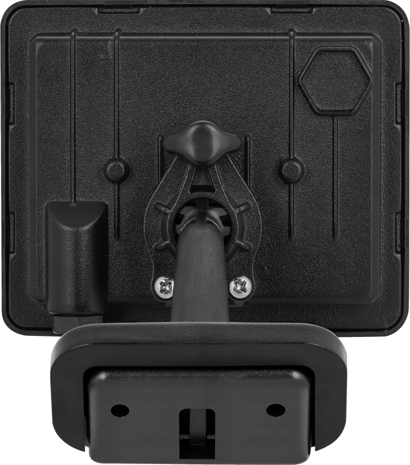 Luceco Essence Floodlight - Essence floodlight with ball joint 10W black 4000k colour temp