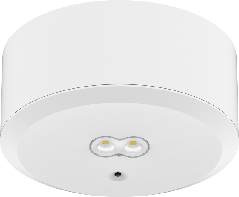 Luceco Tempus Dali - Tempus DALI Surface Downlight, 3hr, 3W, 240lm, White with Open Area and Corridor Optic