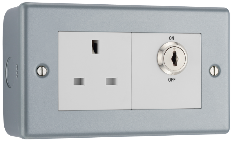 BG Electrical Metal Clad - Single, key controlled, double pole
