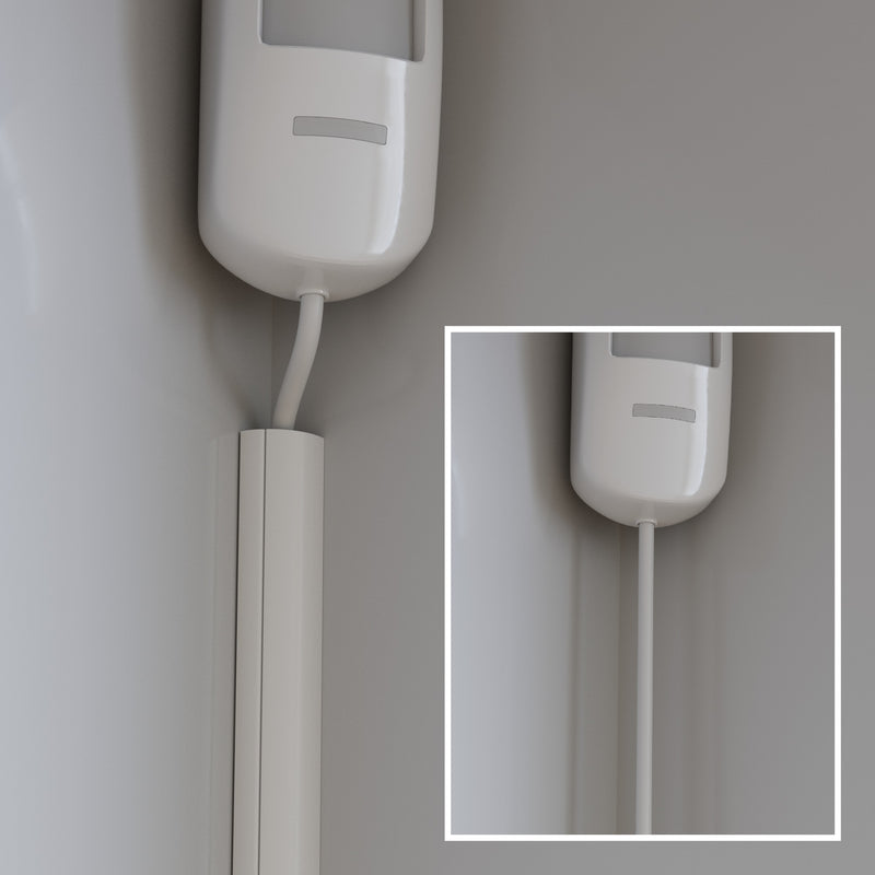 D-Line Trunking - 22x22mm White 3m Self Adhesive Length