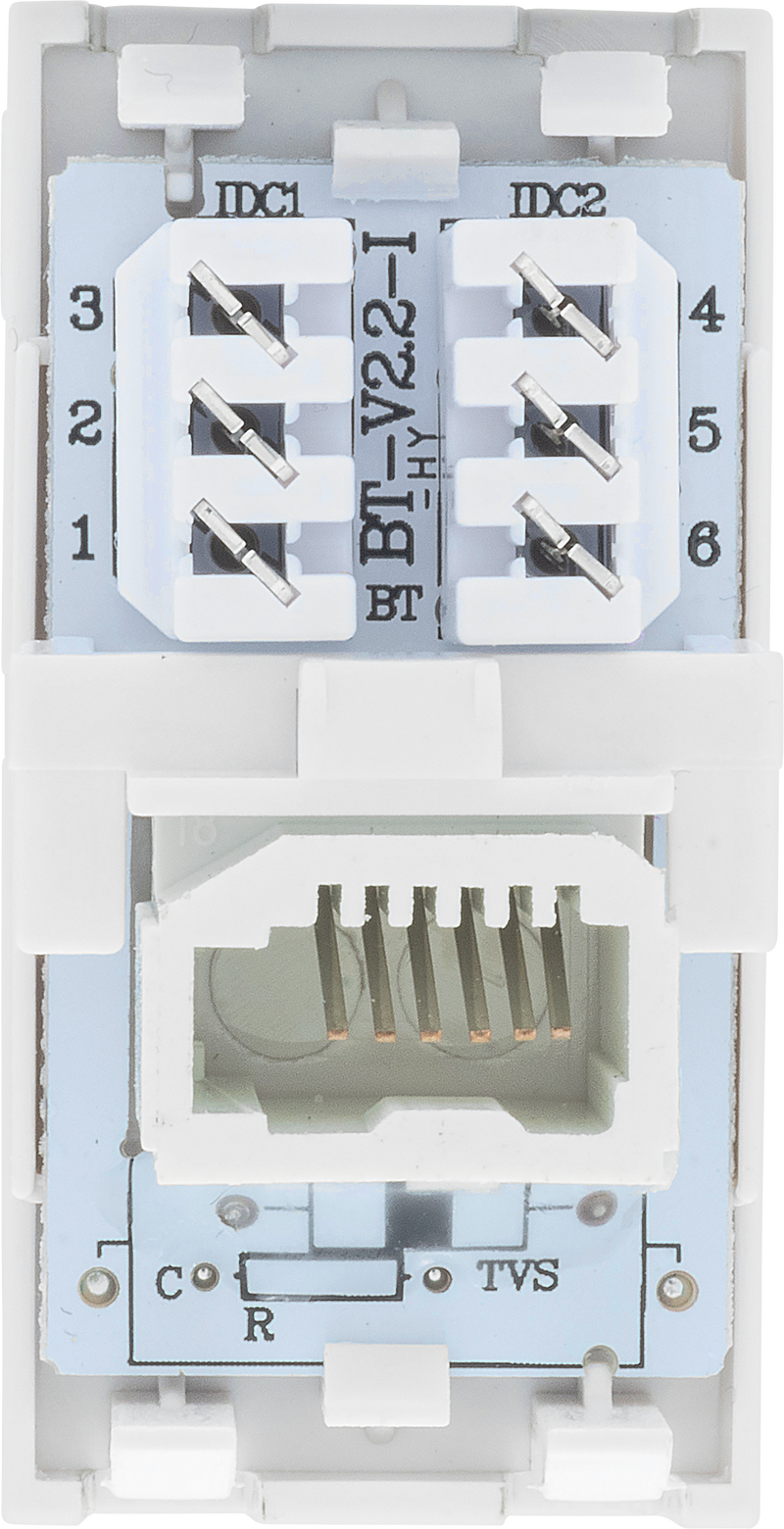 BG Electrical Euro Module - Telephone - BT secondary (IDC)
