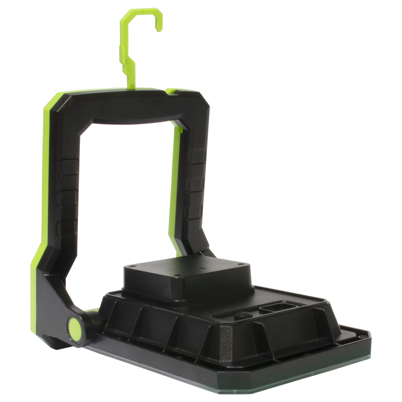 Luceco Folding Magnetic - USB-C rechargeable magnetic worklight with Power-bank for charging devices. Fully adjustable with and 3 lighting modes up to 1300 Lumens making ideal for professional and recreational applications.