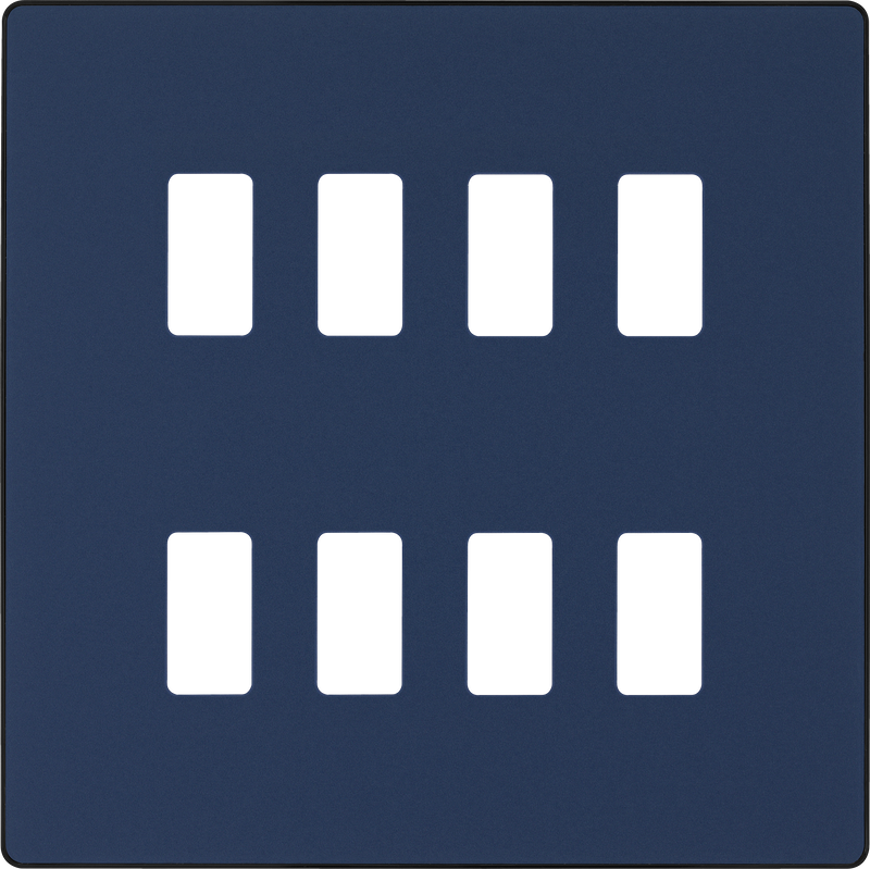 BG Electrical Grid - 8 module, square