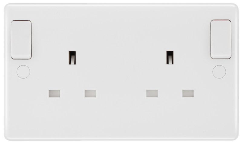 BG Electrical 800 Series - Double switched,double pole, outboard rockers