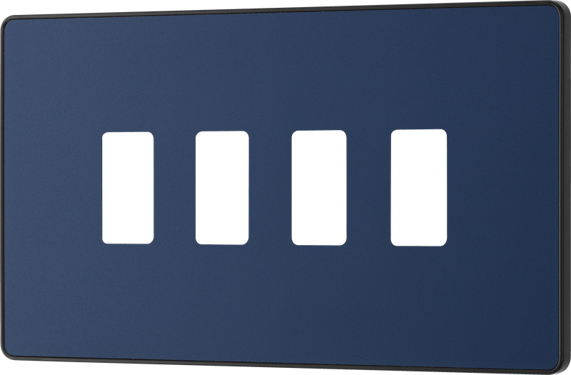 BG Electrical Grid - 4 module, rectangular