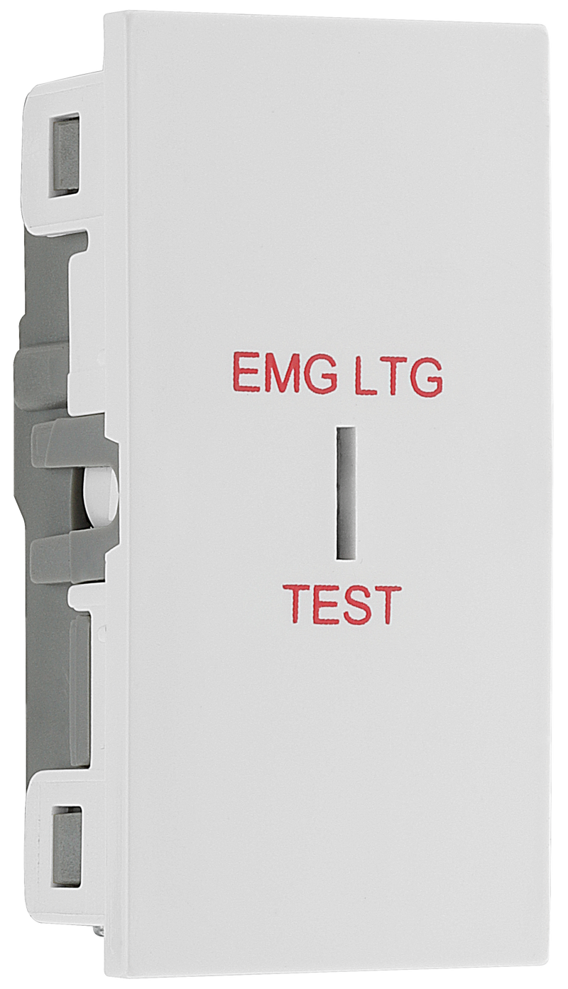 BG Electrical Euro Module - 20 AX 2 way, key switch, emergency lighting