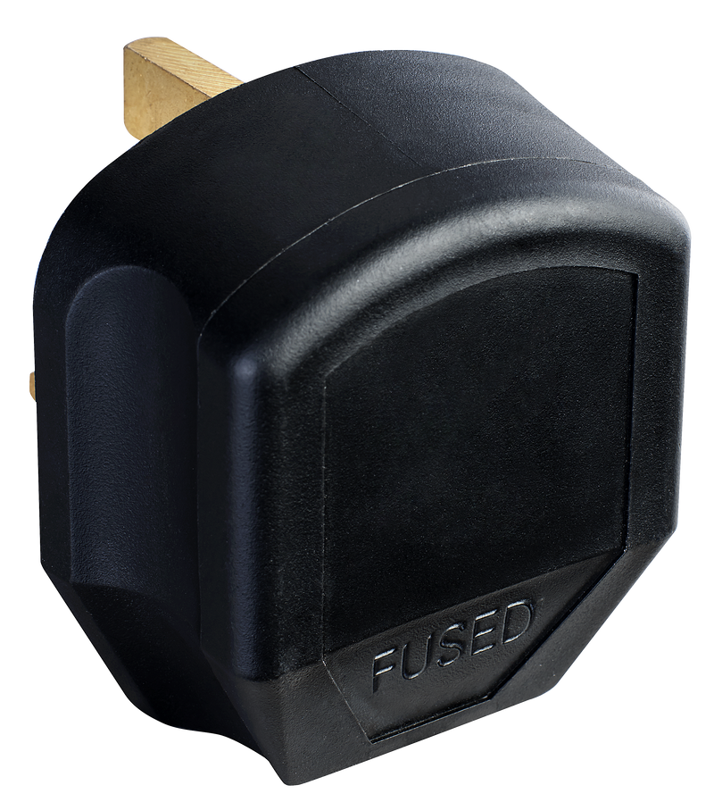 Masterplug Basic - 13A, Black