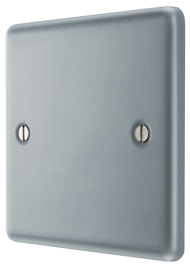 BG Electrical Metal Clad - Single, blank plate