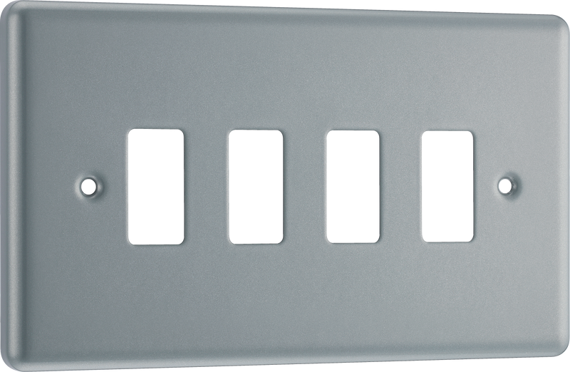 BG Electrical Grid - 4 module, rectangular