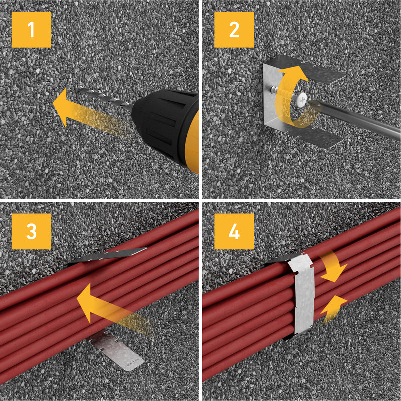 D-Line Fire Clip - Newlec U-Clip 50 (Pack of 50)