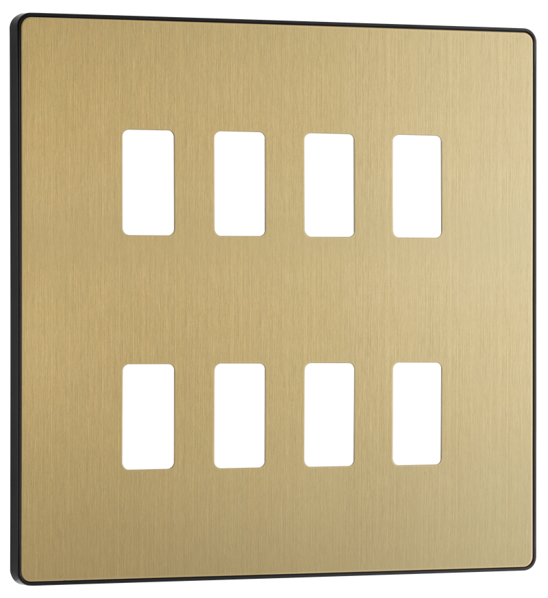BG Electrical Grid - 8 module, square