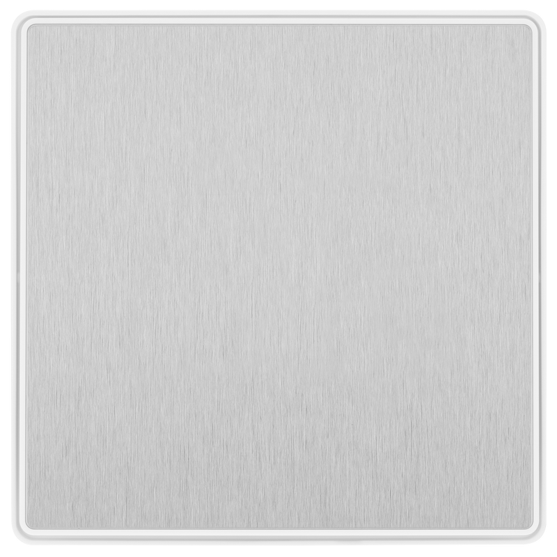 BG Electrical Evolve Brushed Steel - Single, 2 way switch, edge rocker