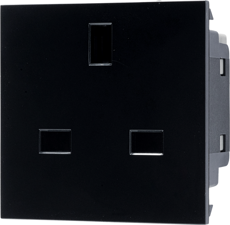 BG Electrical Euro Module - 13A (UK) unswitched socket