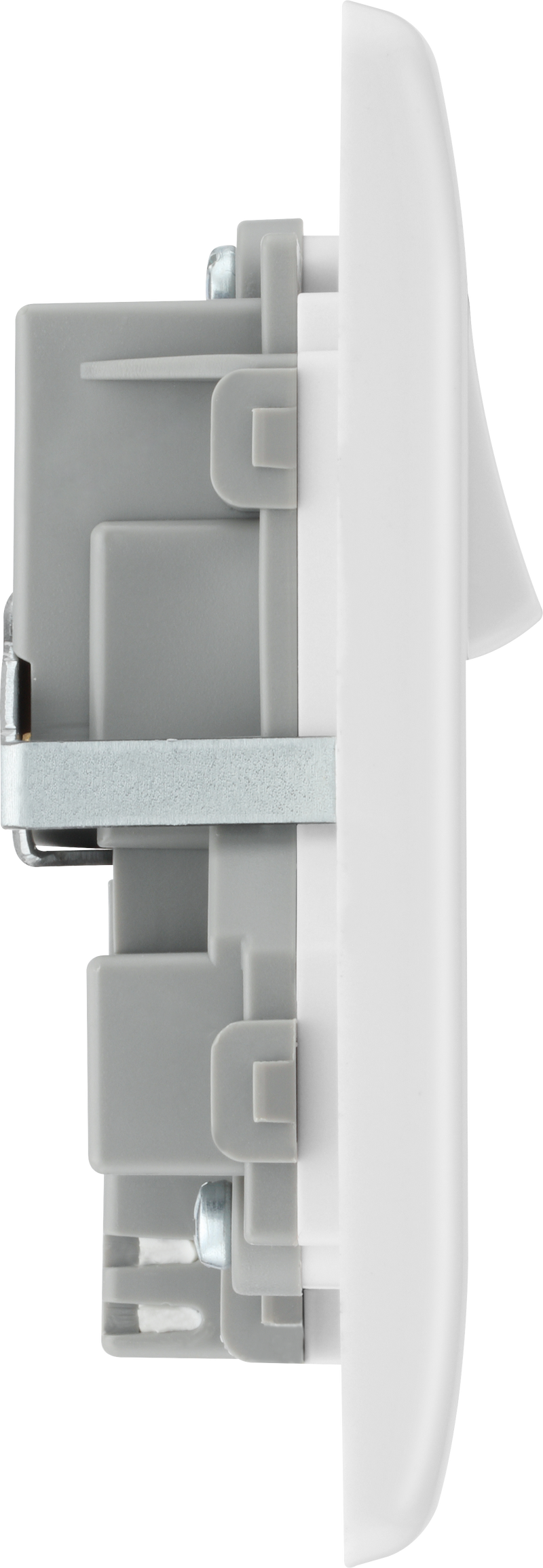 BG Electrical 800 Series - Double switched single pole, with 2 x USB A (12W)