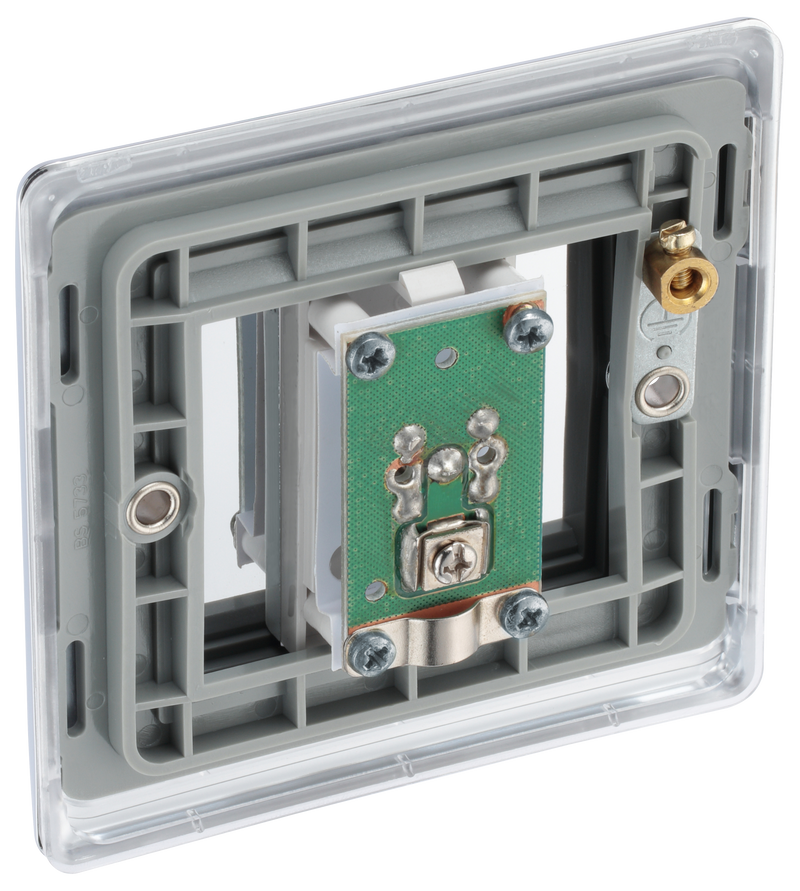 BG Electrical Nexus Metal Polished Chrome - Single, satellite