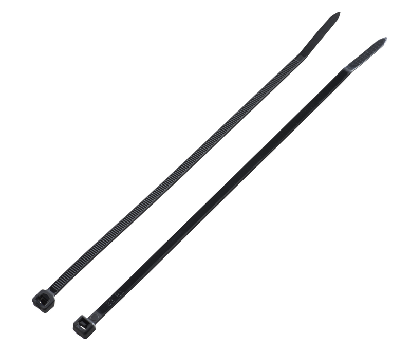 BG Electrical Contractor - Cable Tie, Black 200mm x 4.8mm, 100pk