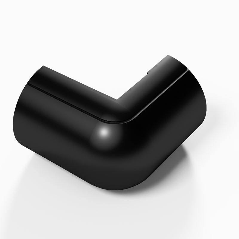 D-Line Trunking - 50x25mm Black External Bend