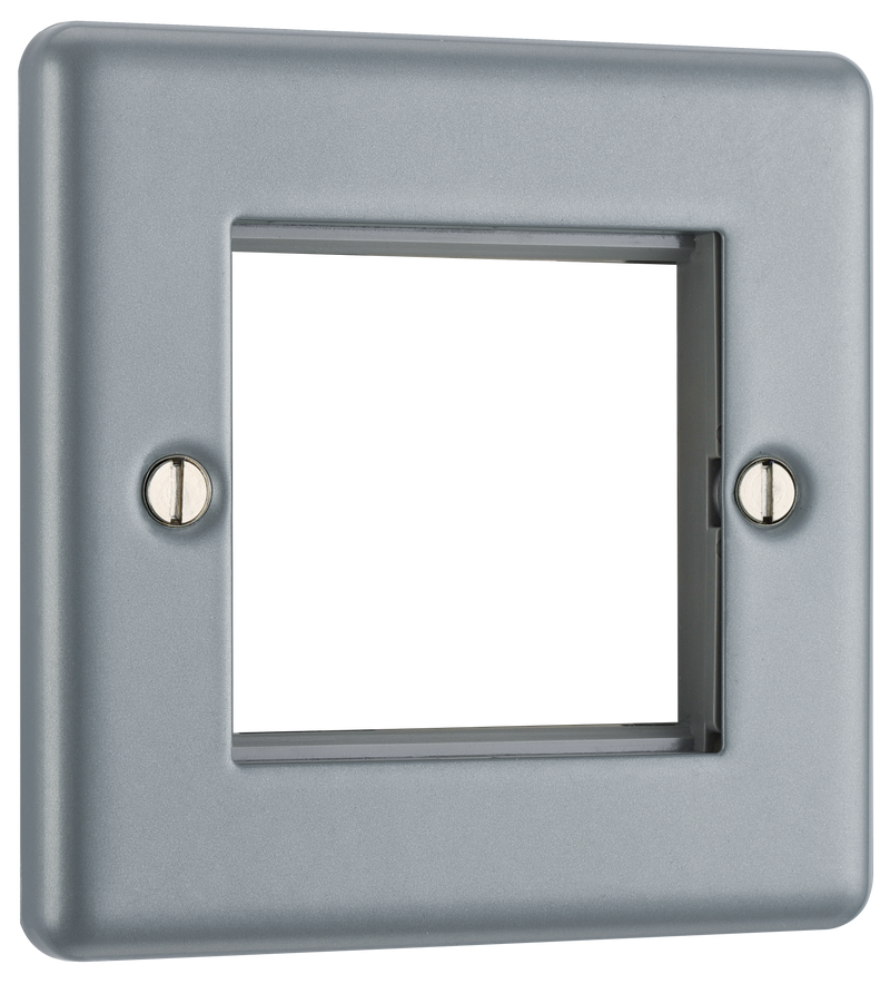BG Electrical Euro Module - 2 module - square