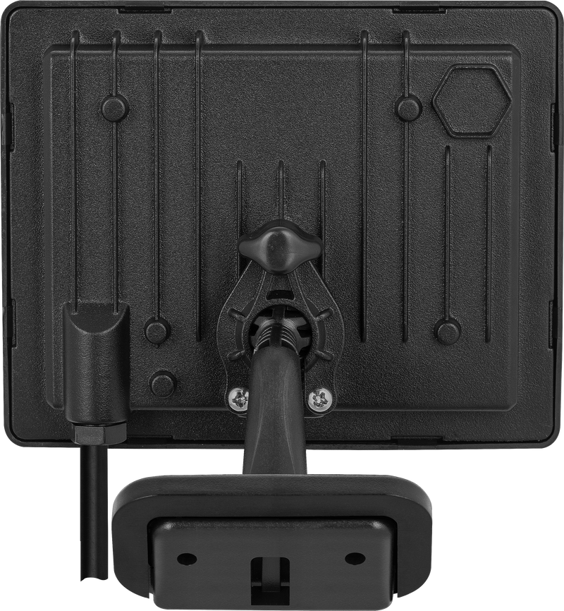Luceco Essence Floodlight - Essence floodlight with ball joint 30W black 4000K colour temp