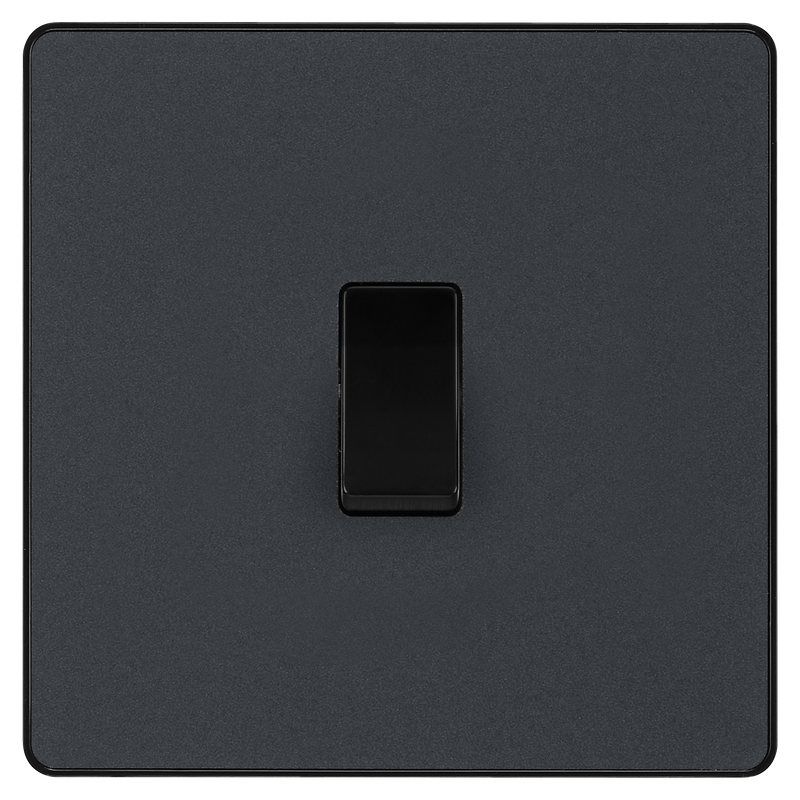 BG Electrical Evolve Matt Grey - Single, 2 way switch