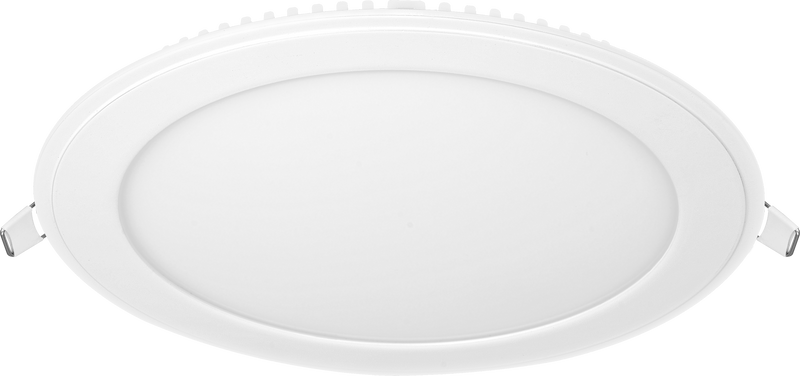 Luceco Luxpanel Circular - LuxPanel IP65 Circular RAL 9016 IP65 D-LIGHT 236MM 1200LM 14W STD