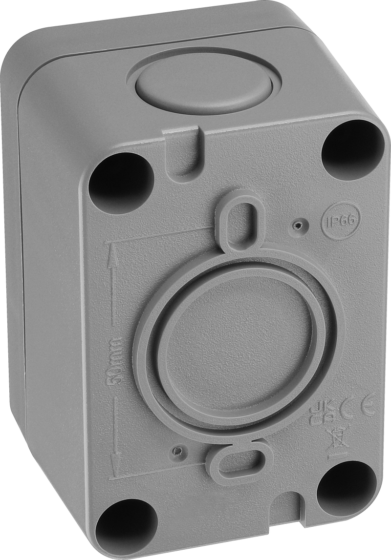 BG Electrical Weatherproof Storm - Single, 2 way, IP66