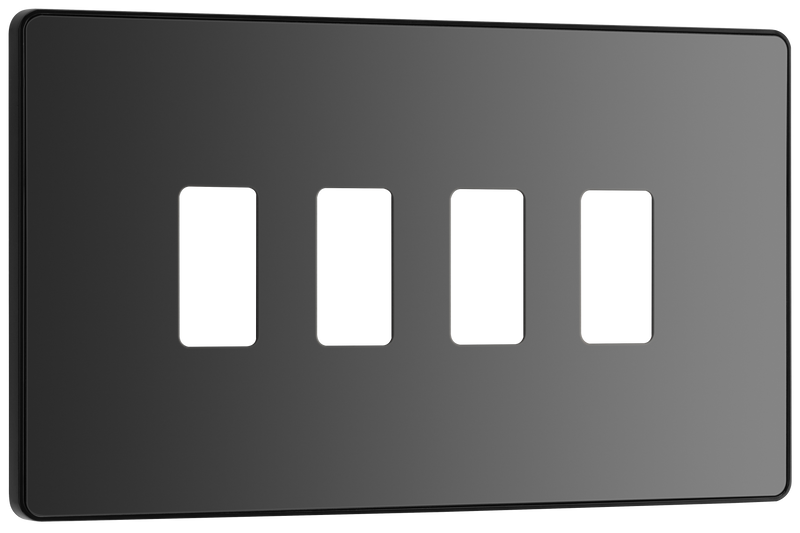 BG Electrical Grid - 4 module, rectangular