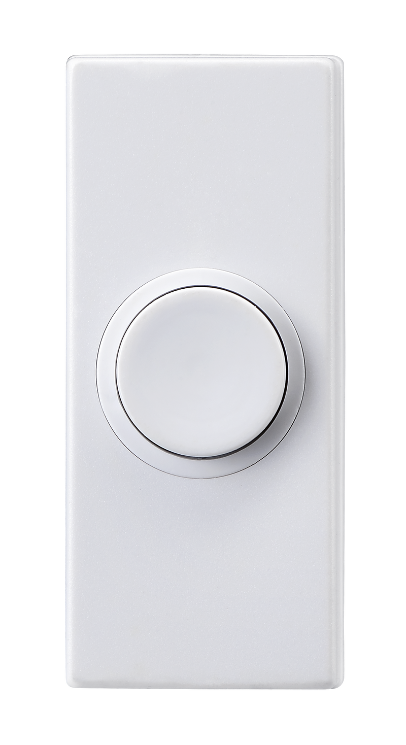 BG Electrical Contractor - Bell Push for BG Wired Door Chime, White