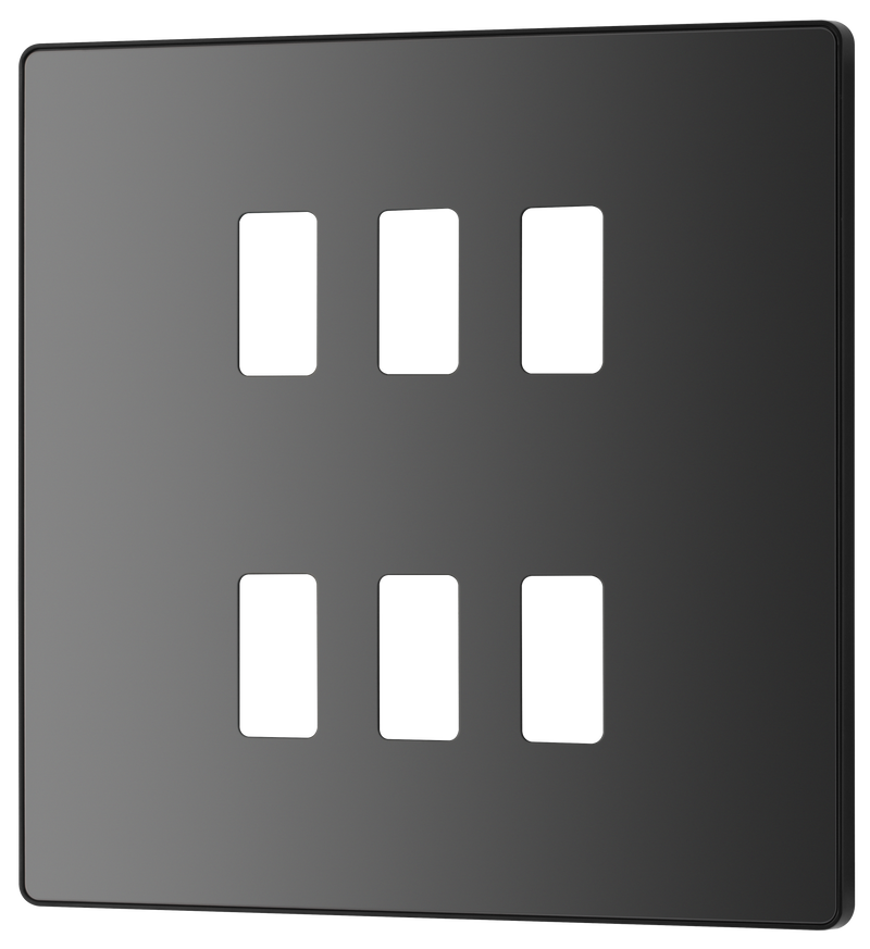 BG Electrical Grid - 6 module, square
