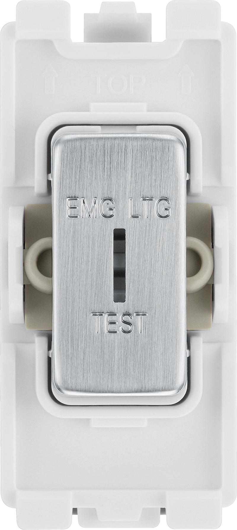 BG Electrical Grid - 2 way, single pole, printed EMG LTG TEST