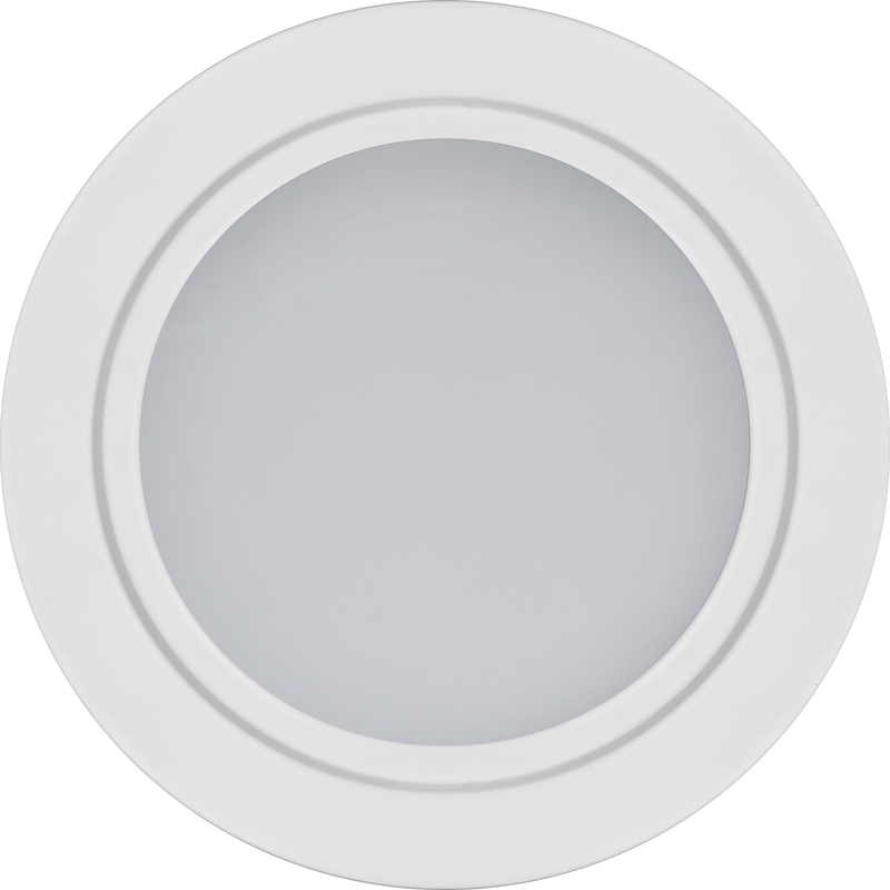 Luceco Platinum - Platinum White IP65 Bezel Frosted