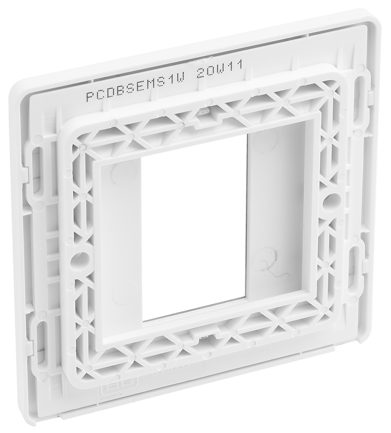 BG Electrical Euro Module - 1 module - square