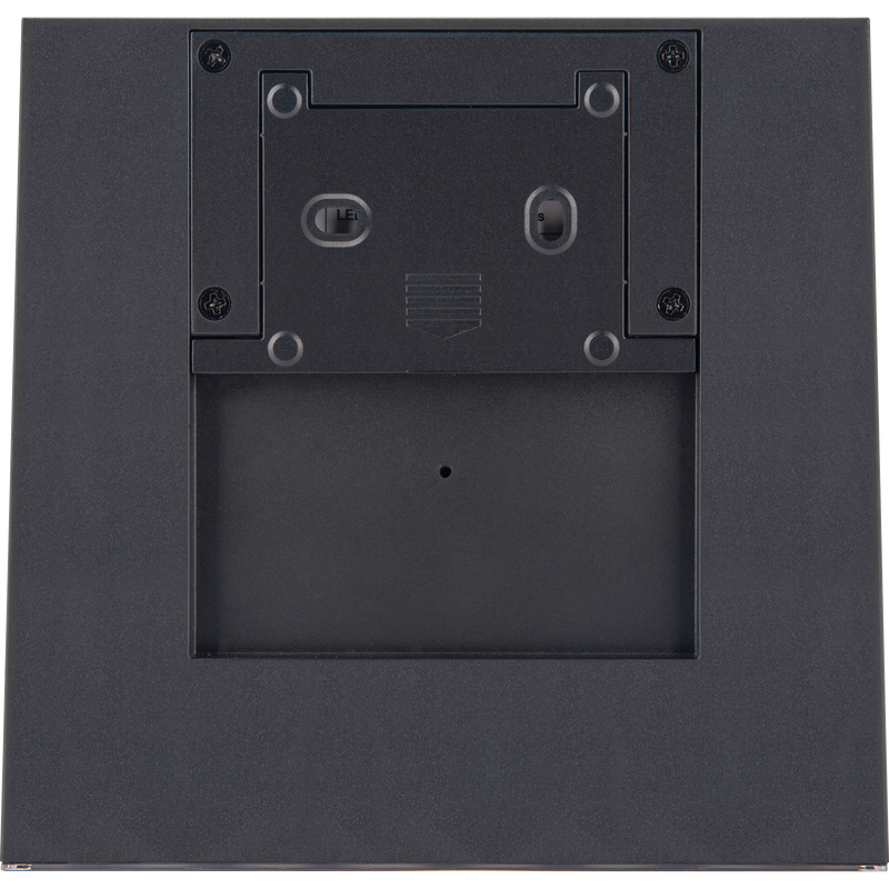 Luceco Slate Grey Wall Lights - Stealth Decorative Outdoor Solar Wall Wash Light with PIR Motion Sensor, LED Exterior Lighting, Slate Grey, IP54, 7W, 1000lm, 3000K