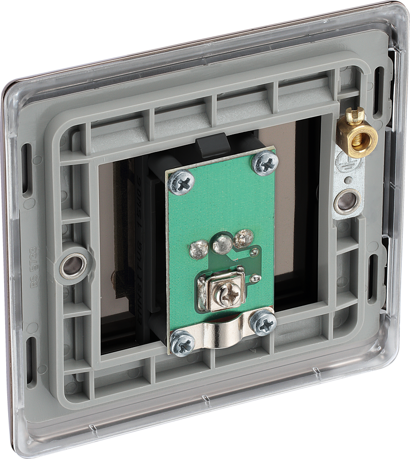 BG Electrical Nexus Metal Black Nickel - Single, isolated, co-axial