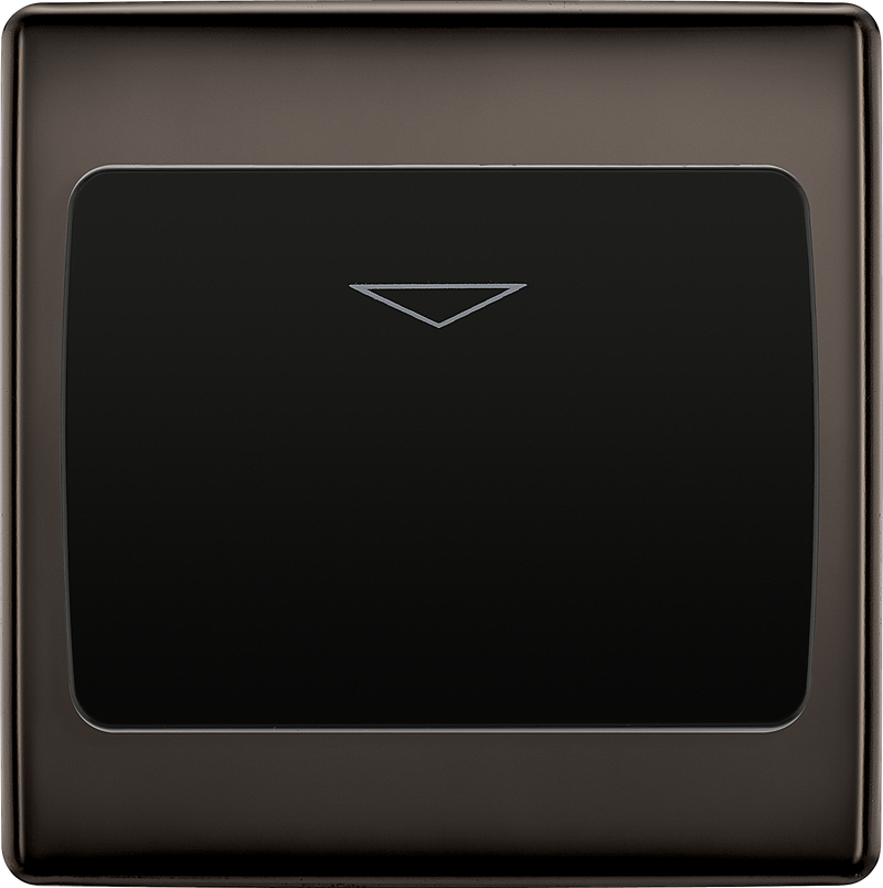 BG Electrical Nexus Metal Black Nickel - Hotel key card switch
