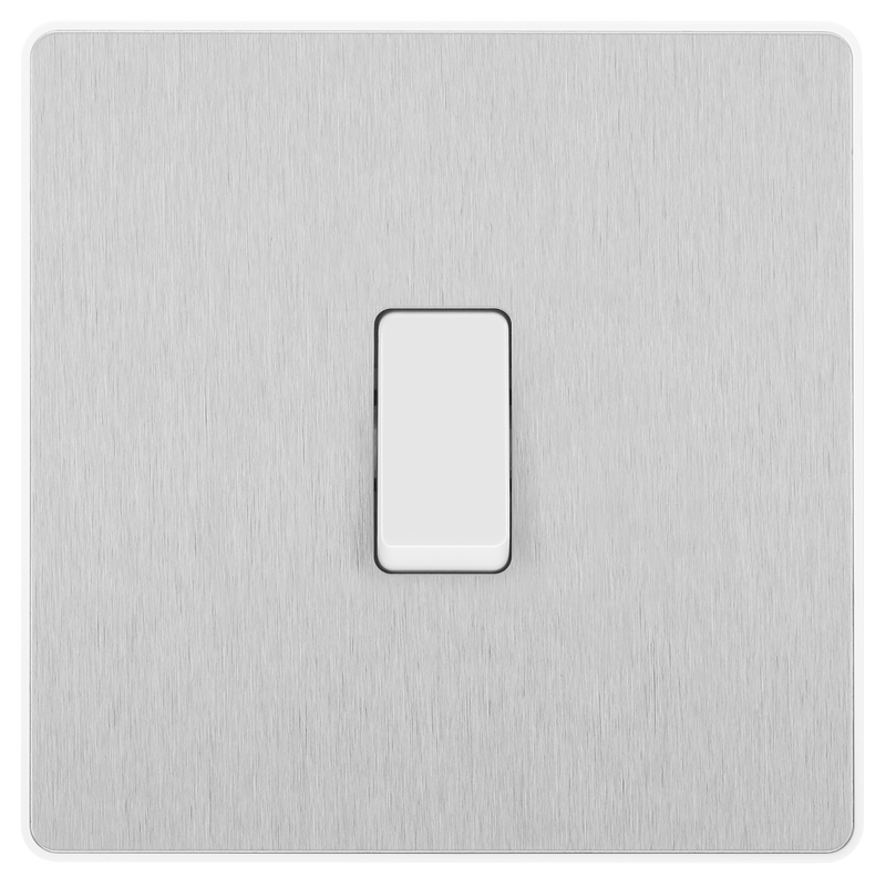 BG Electrical Evolve Brushed Steel - Intermediate switch