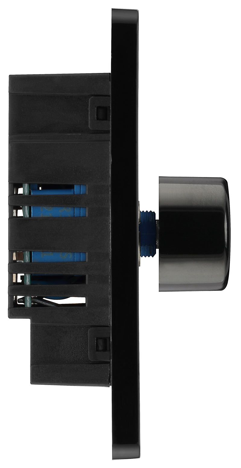 BG Electrical Evolve Matt Grey - Single, 2 way push 200W