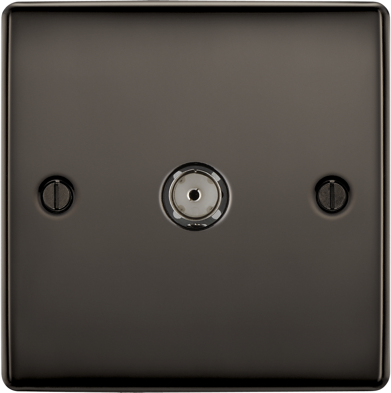 BG Electrical Nexus Metal Black Nickel - Single, co-axial