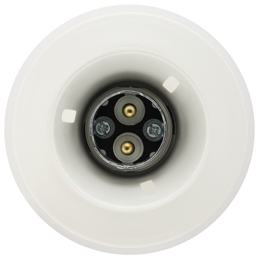 BG Electrical Ceiling Accessories - Enclosed, 2 terminal body, 3 terminals and earth in base, PVC tails, HO skirt