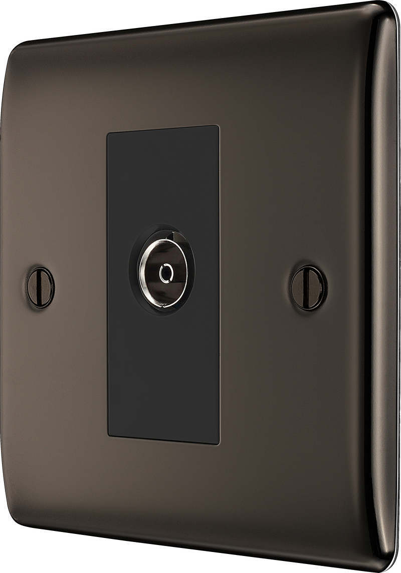 BG Electrical Nexus Metal Black Nickel - Single, isolated, co-axial