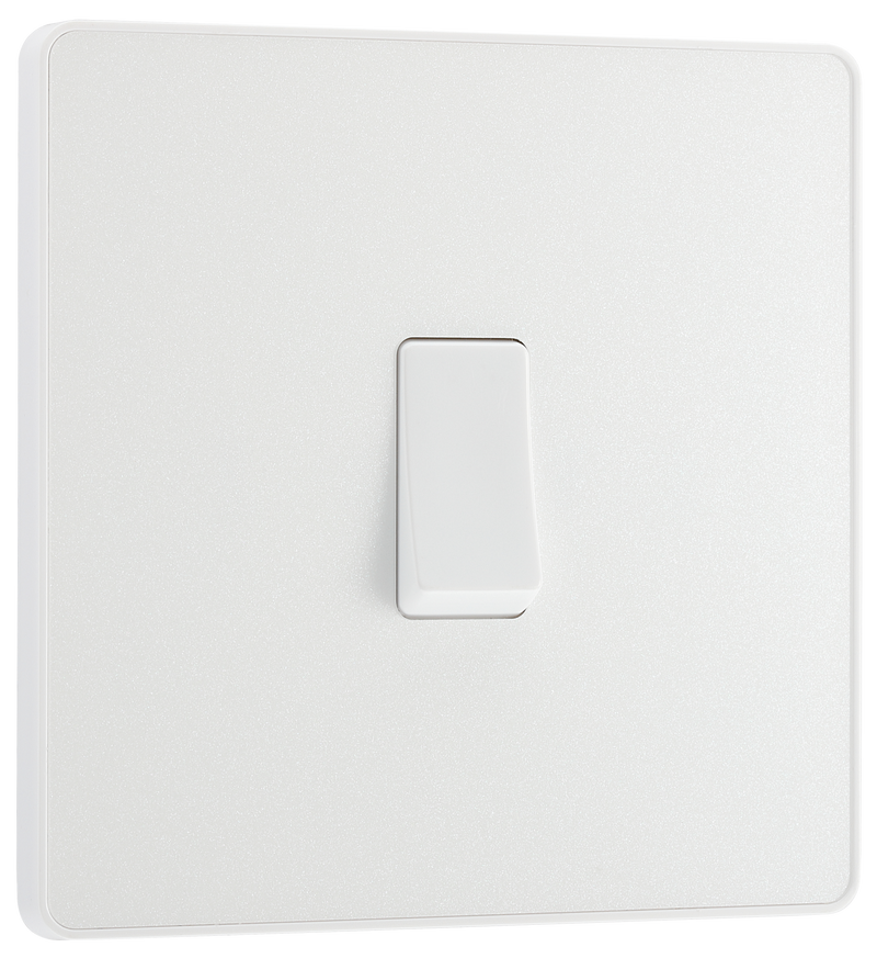 BG Electrical Evolve Pearlescent White - Single, 2 way switch