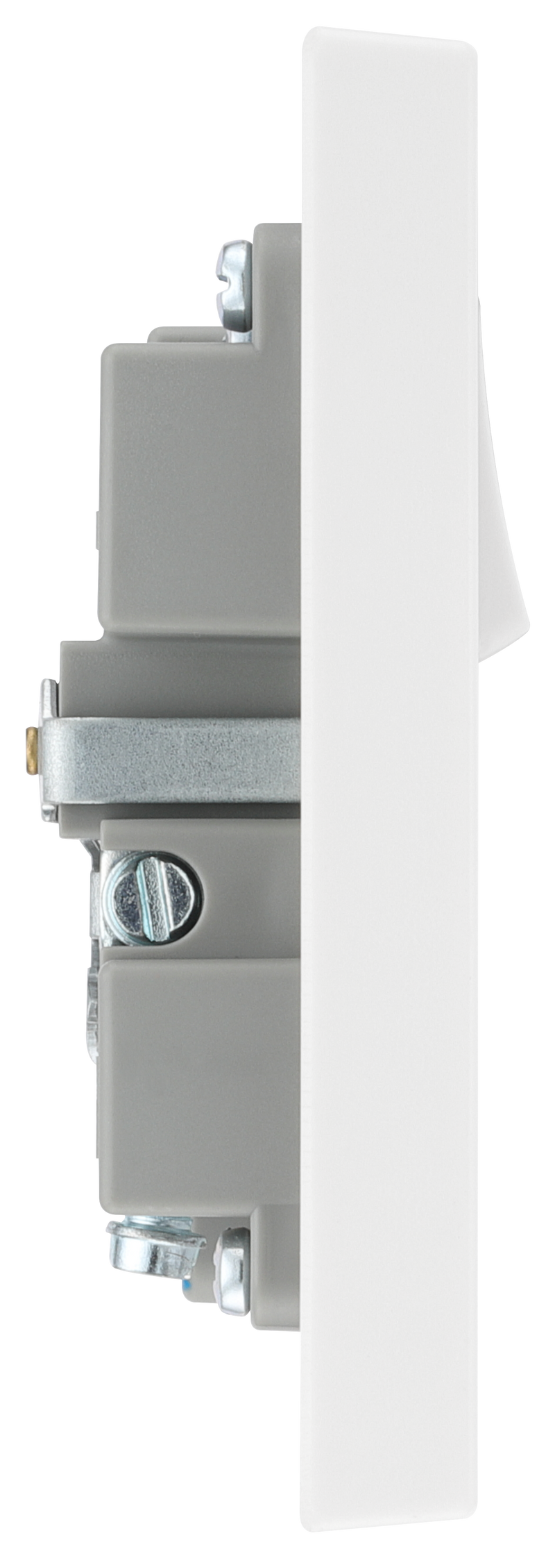 BG Electrical 900 Series - Single switched, single pole, with 2 x USB A