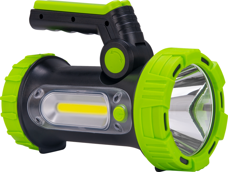 Luceco Rechargable Multi Function Torch - Handheld tilt tripod IP44 Inspection Torch & powerbank 330LM 5W 6500K - USB-C Rechargable